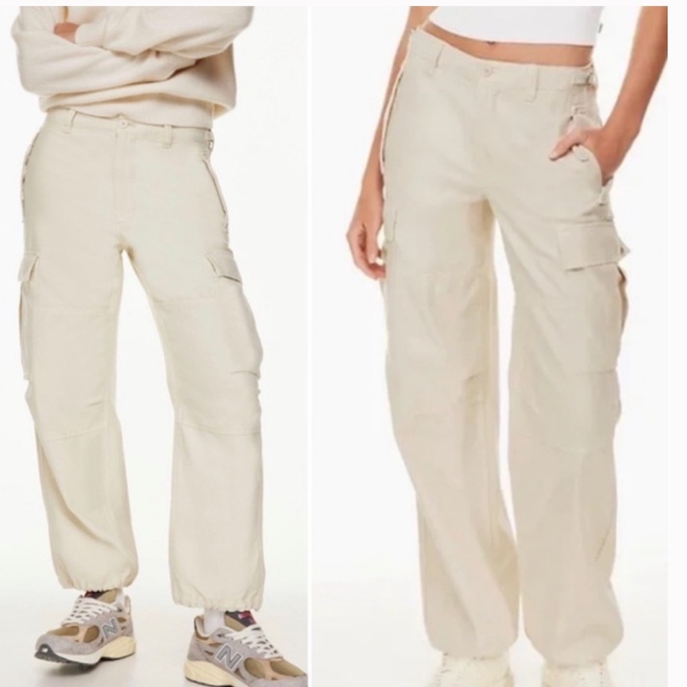 NWOT ARITZIA TNA supply Beige cargo pants Size 12